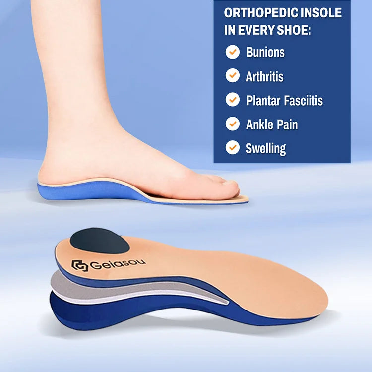 Orthopedic Shoes For Women Arch Support Breathable Anti Slip Fashionable Sneaker