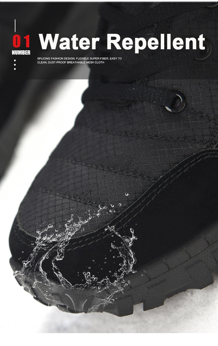 Men's Winter Mid-Calf fur Boots