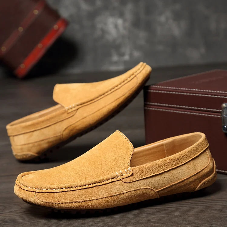 Suede loafer