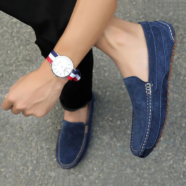 Suede loafer