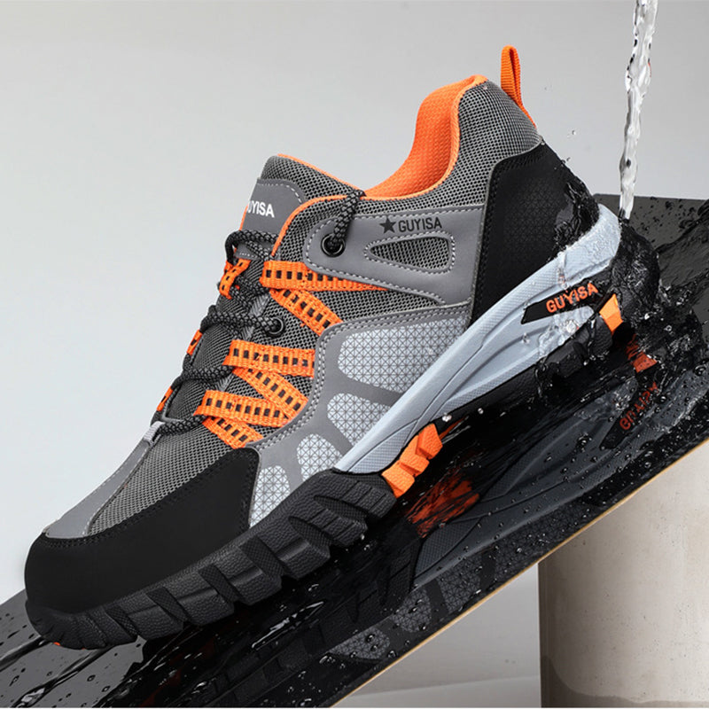 Men’s Black Steel Toe Cap Shoes Ankle Safety Trainers Work Boots