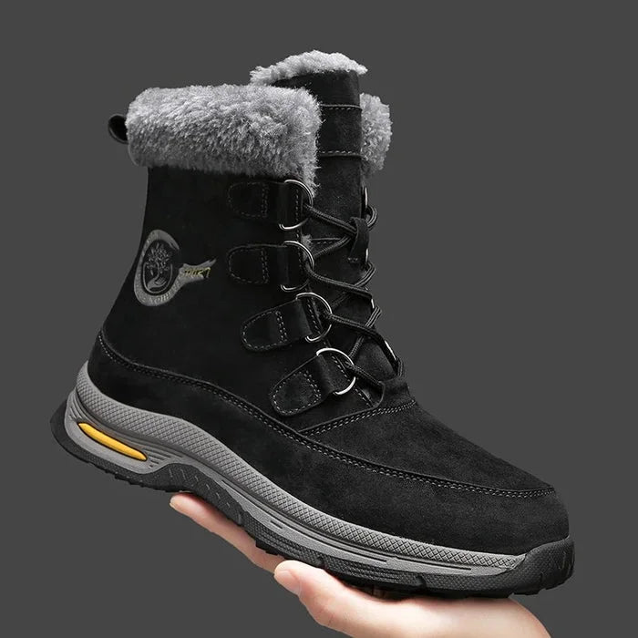Men's Snow Boots Warm Waterproof Non-slip Hiking Shoes