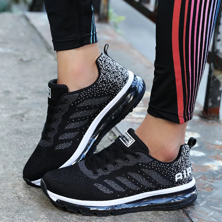 Women and Men Air Cushion Sport Running Walking Shoes