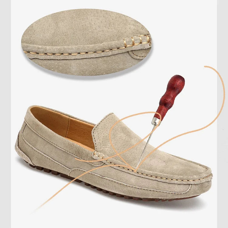 Suede loafer