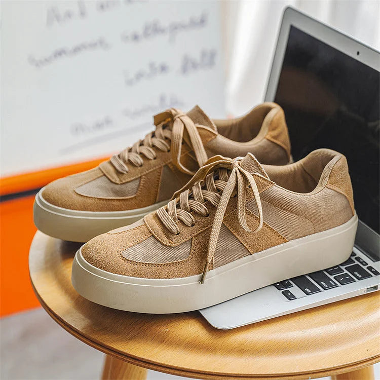 Men German Army Trainers Casual Thick Sole Comfortable Fashionable Sports Shoes