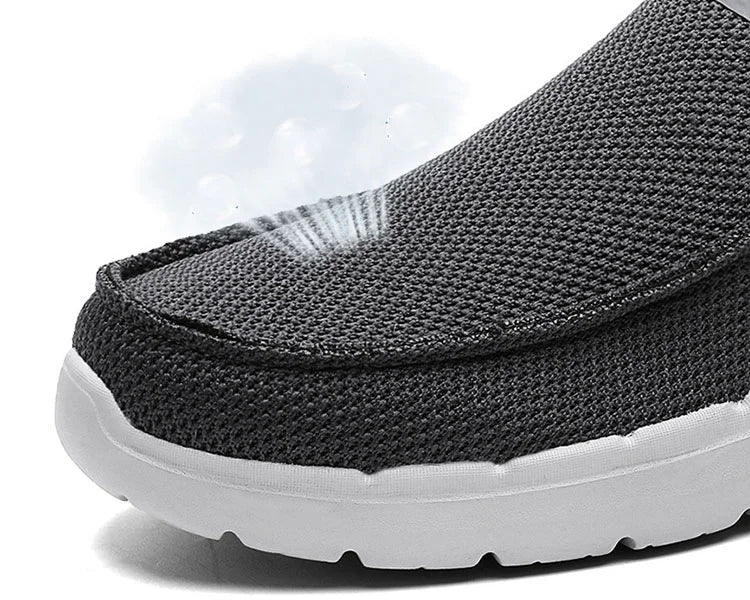 Step Ease Slip-On Walking Shoes Canvas Loafers