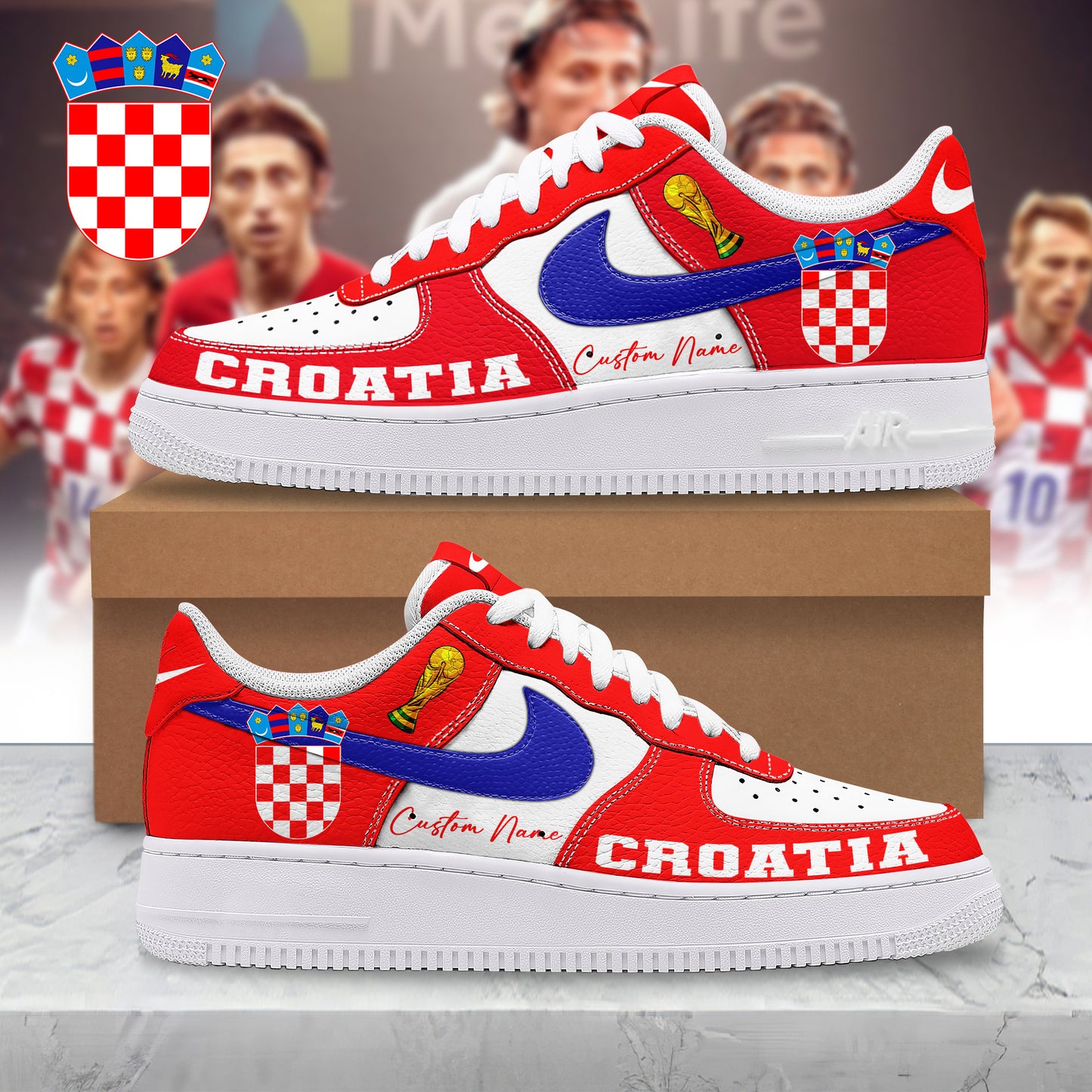 Croatia Air Low-Top Sneakers 2026