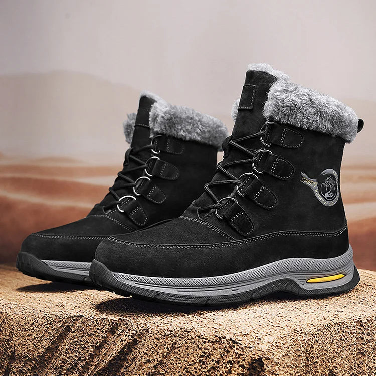 Men's Snow Boots Warm Waterproof Non-slip Hiking Shoes