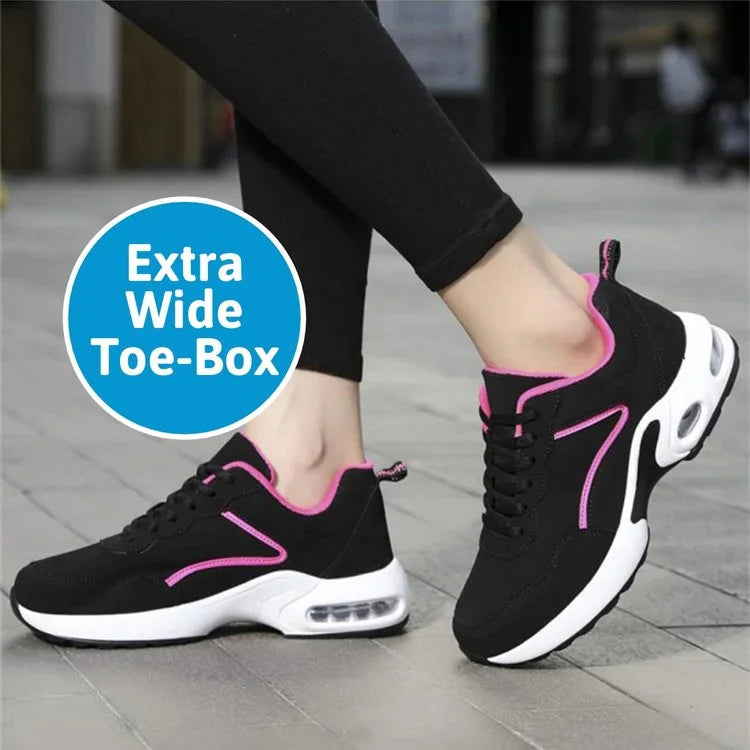 Women Orthopedic Wedge Sneakers Impact-resistant Stylish Casual Shoes