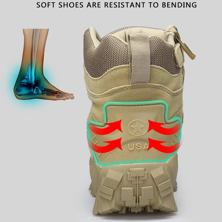 Men's High-Top Outdoor Sports Boots