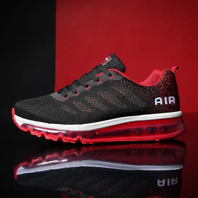 Unisex Lightweight Couple's Outdoor Fly Knit Travel Sneakers