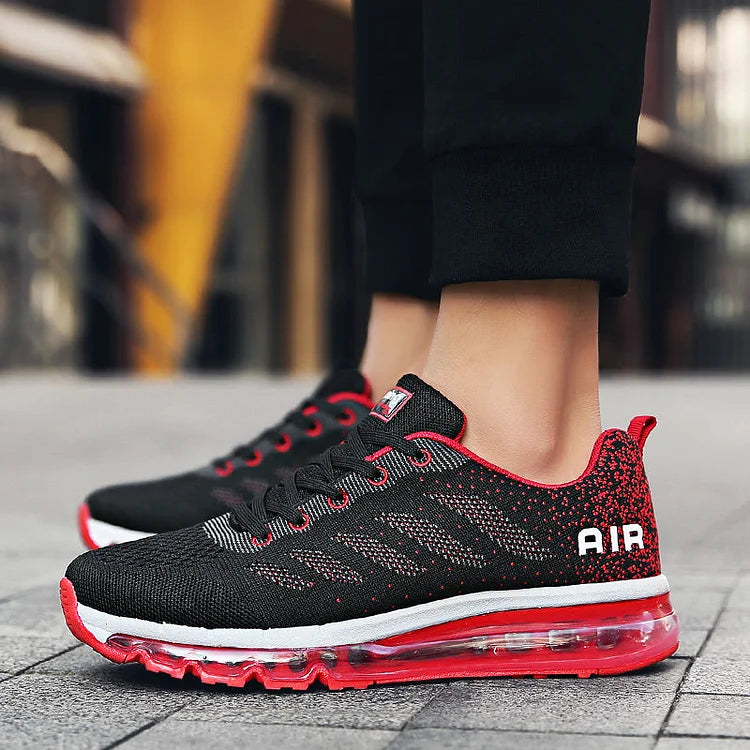 Unisex Lightweight Couple's Outdoor Fly Knit Travel Sneakers