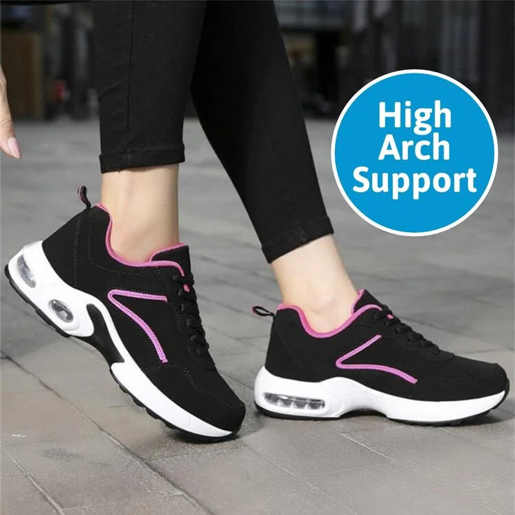 Women Orthopedic Wedge Sneakers Impact-resistant Stylish Casual Shoes