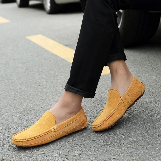 Suede loafer