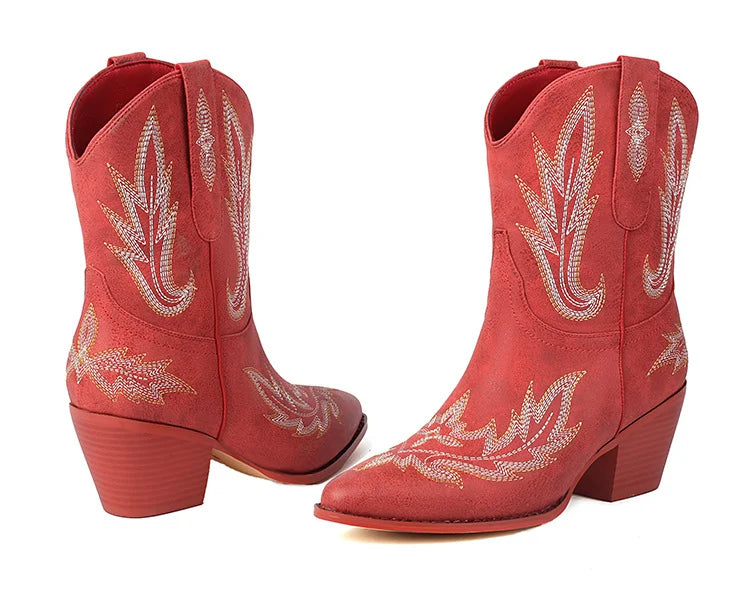 Cowboy Ankle Boots