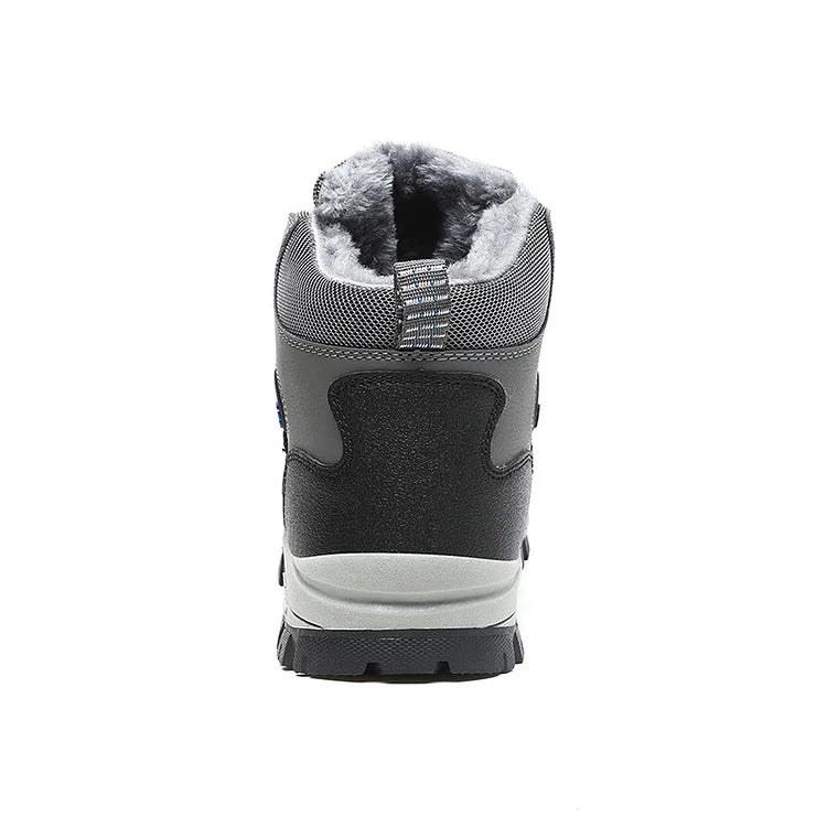 Orthopedic Men's Winter Outdoor Sports Lace Up Hiking Snow Boots