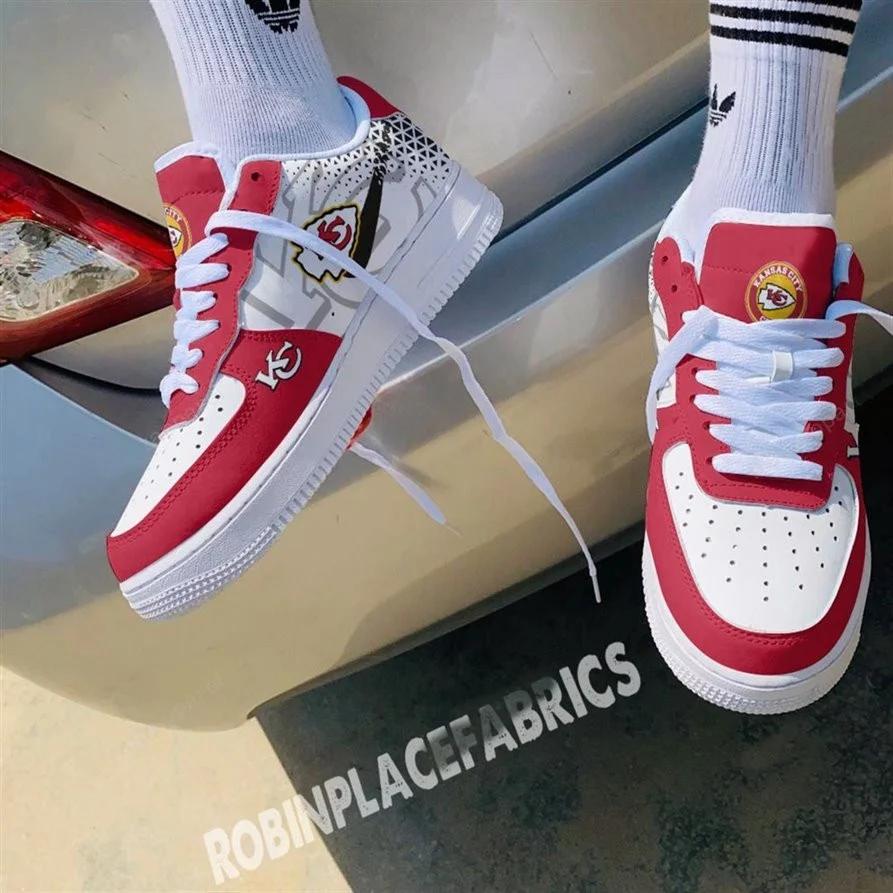 Footwearstorm Kansas City Chiefs Air Low-Top Sneakers Shoes For Men And Women 1205140