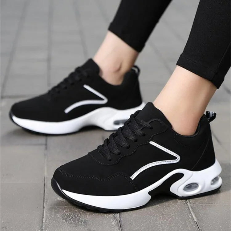 Women Orthopedic Wedge Sneakers Impact-resistant Stylish Casual Shoes