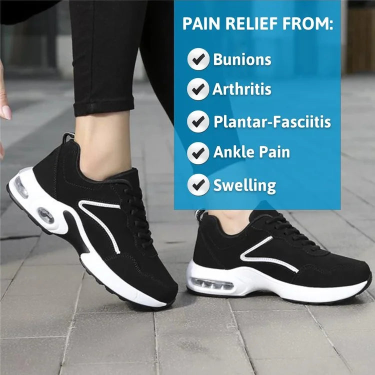 Women Orthopedic Wedge Sneakers Impact-resistant Stylish Casual Shoes