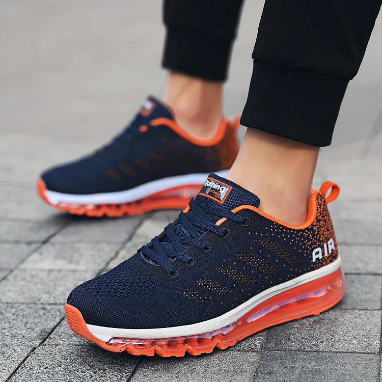 Unisex Lightweight Couple's Outdoor Fly Knit Travel Sneakers
