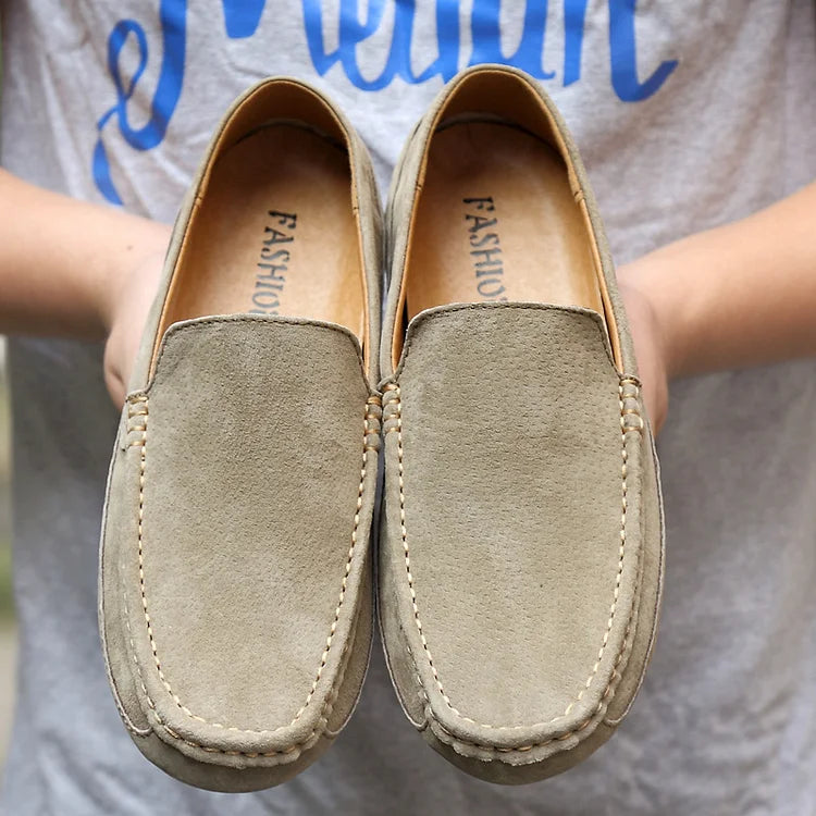 Suede loafer