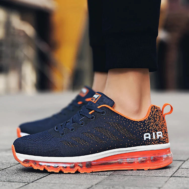 Unisex Lightweight Couple's Outdoor Fly Knit Travel Sneakers
