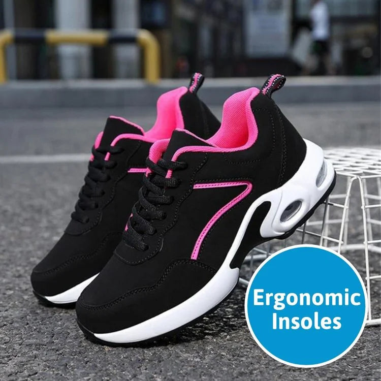 Women Orthopedic Wedge Sneakers Impact-resistant Stylish Casual Shoes