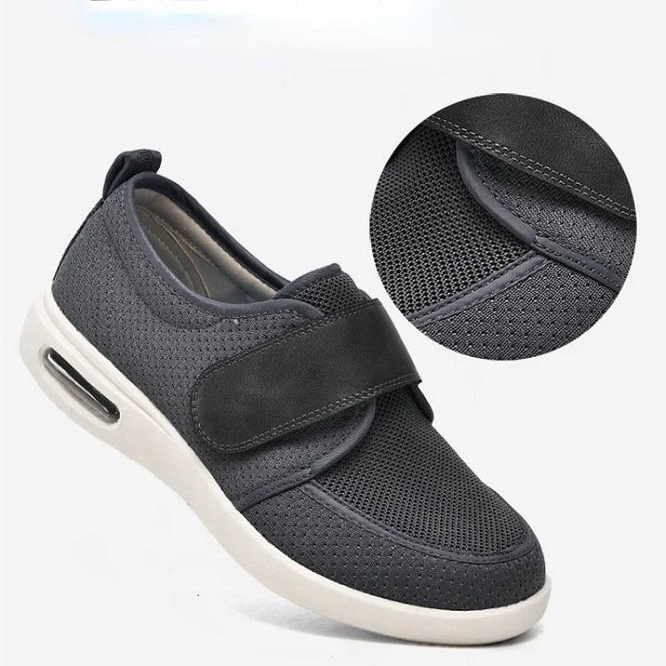 Stretch No-Tie Wide Shoes Adjustable Closure