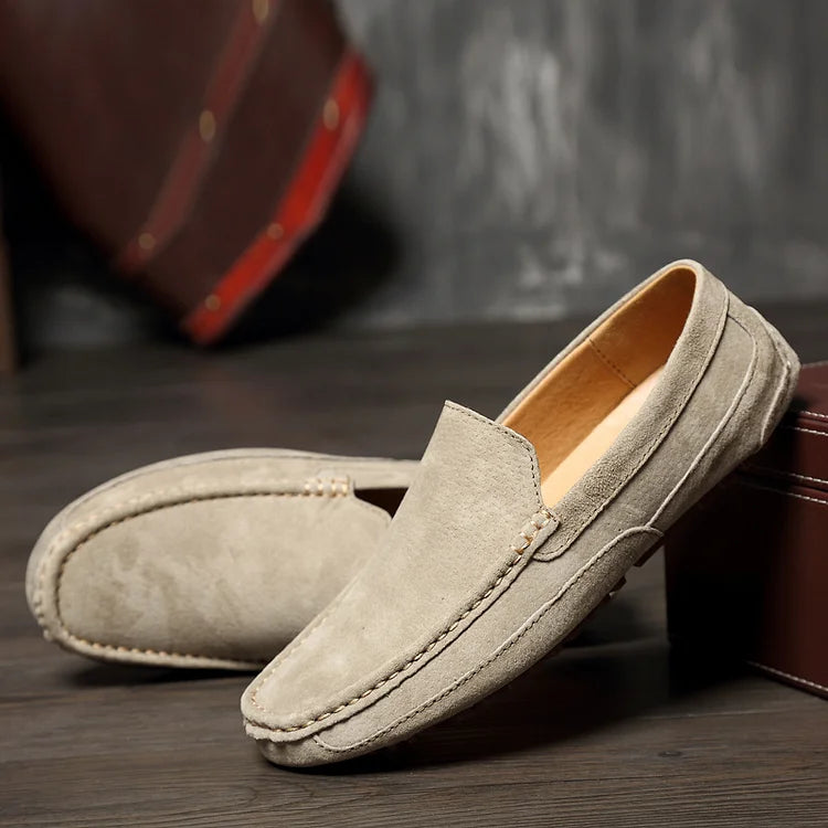 Suede loafer