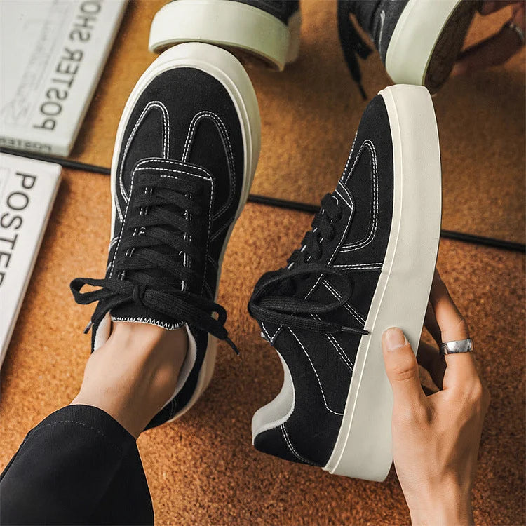 Men German Army Trainers Casual Thick Sole Comfortable Fashionable Sports Shoes