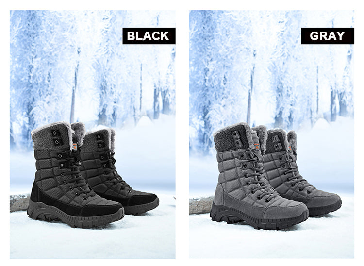 Men's Winter Mid-Calf fur Boots