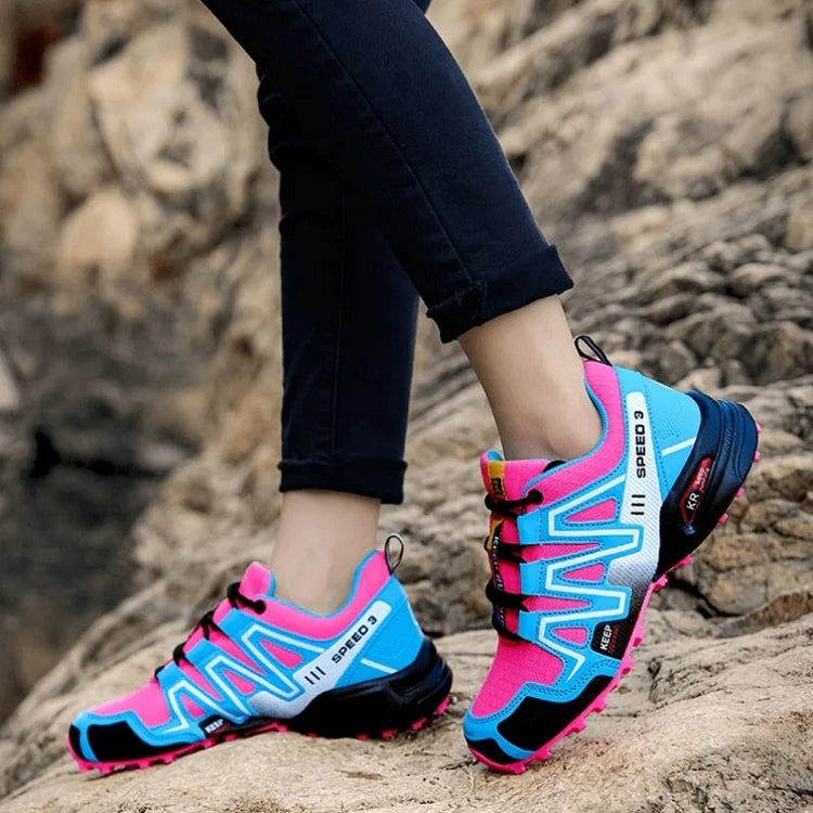 Mountain Shoes Men and Women Hiking Shoes Trail Running Breathable Hiking Shoes Anti-slip Climbing Shoes
