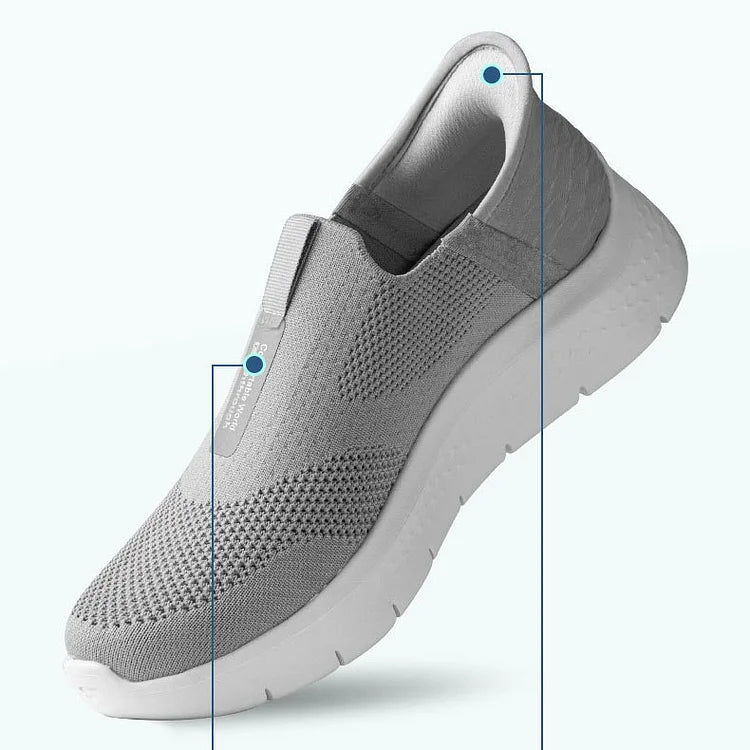 Step Ease Slip-On Walking Shoes Flash Wear Shock-Cushioning Shoes