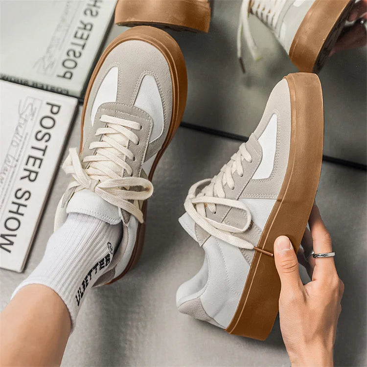 Men German Army Trainers Casual Thick Sole Comfortable Fashionable Sports Shoes