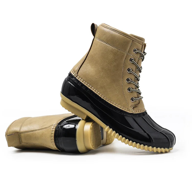 Women's Winter Retro Warm Plush Imitation Duck Snow Boots