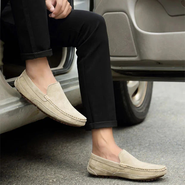 Suede loafer