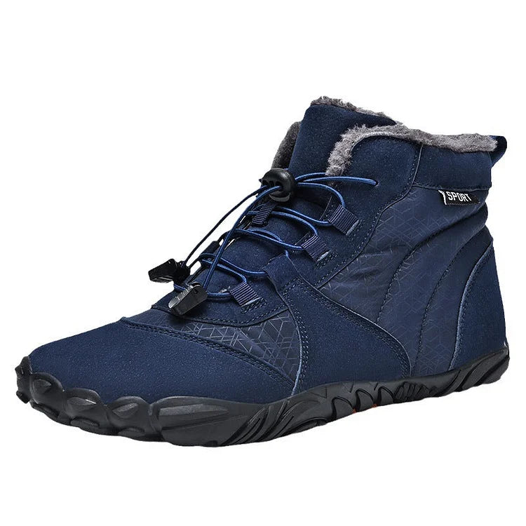Outdoor Velvet Warm And Wear-Resistant Anti-Ski Boots Hiking Barefoot Shoe