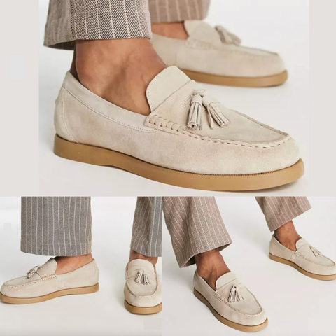 Classic Men's Suede Loafers
