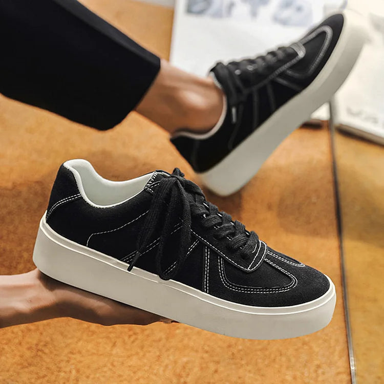 Men German Army Trainers Casual Thick Sole Comfortable Fashionable Sports Shoes