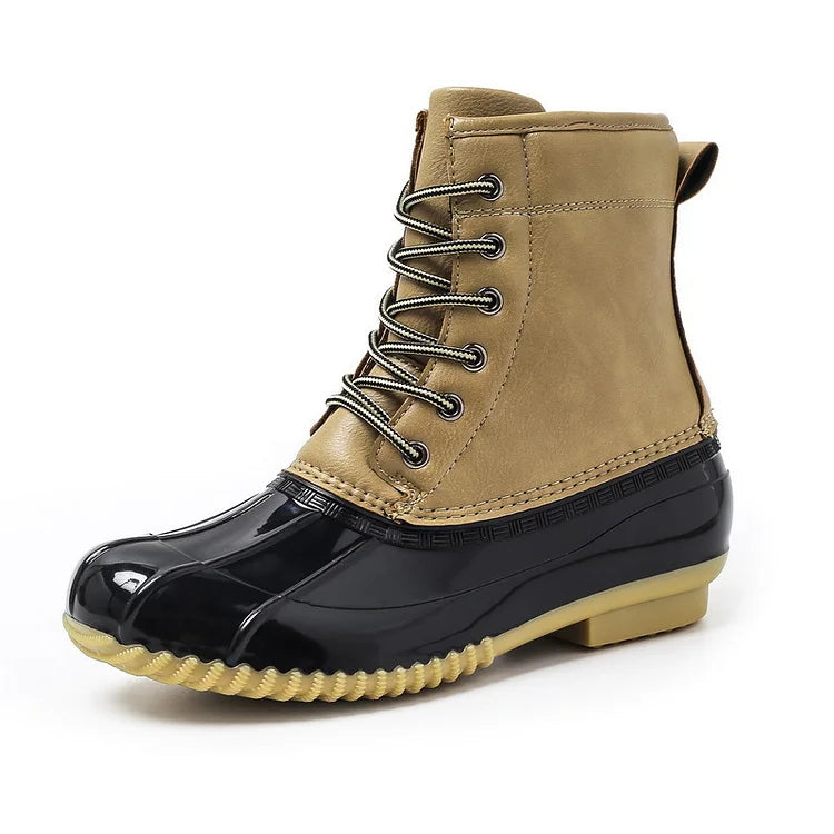 Women's Winter Retro Warm Plush Imitation Duck Snow Boots