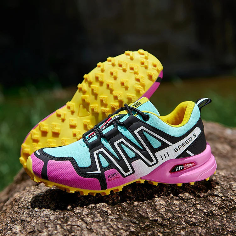 Mountain Shoes Men and Women Hiking Shoes Trail Running Breathable Hiking Shoes Anti-slip Climbing Shoes