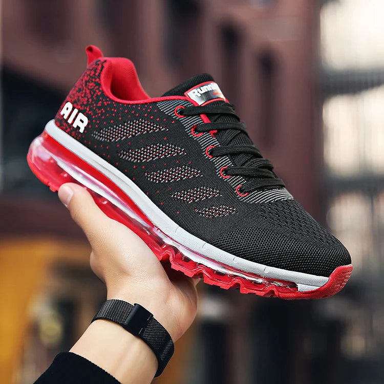 Unisex Lightweight Couple's Outdoor Fly Knit Travel Sneakers
