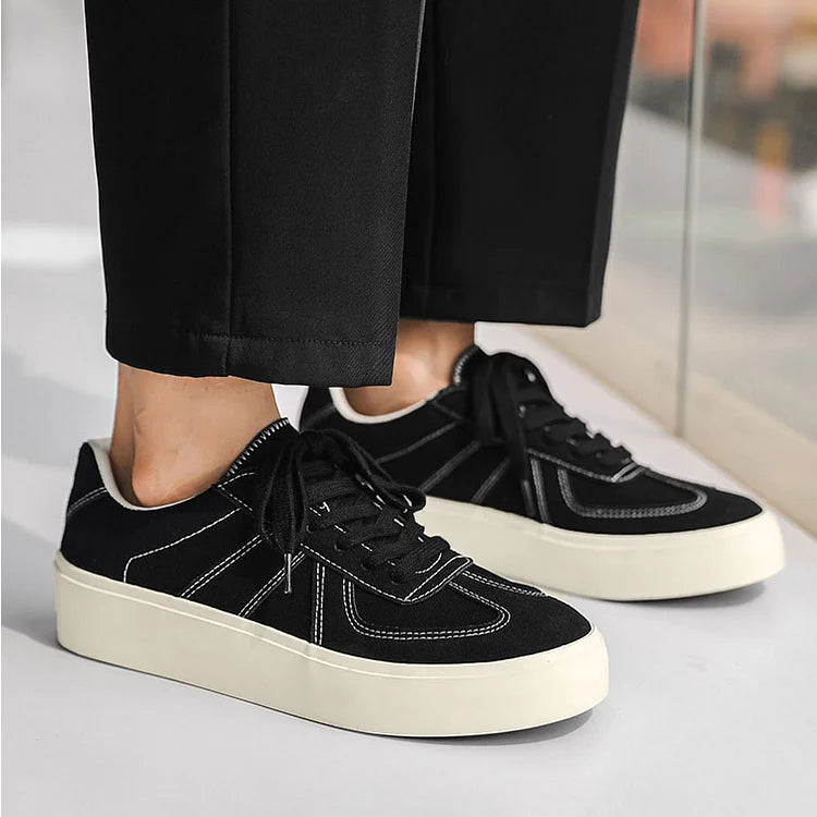 Men German Army Trainers Casual Thick Sole Comfortable Fashionable Sports Shoes