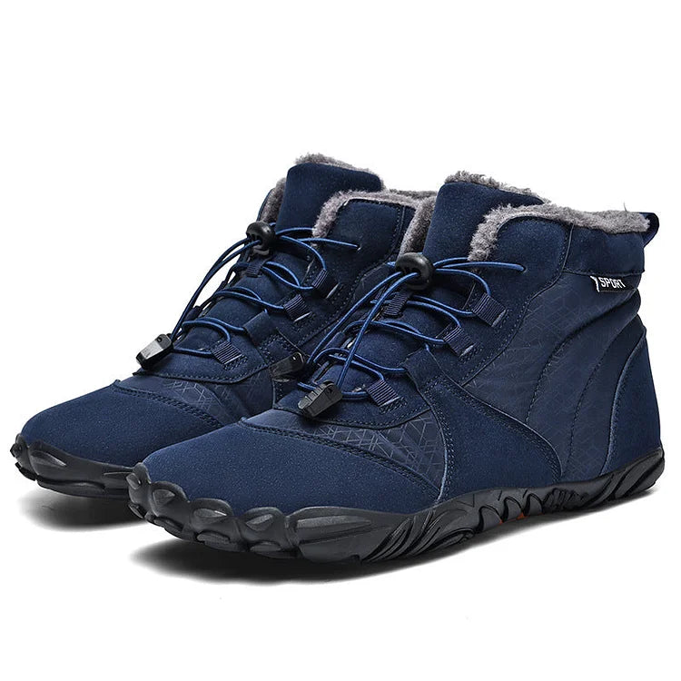 Outdoor Velvet Warm And Wear-Resistant Anti-Ski Boots Hiking Barefoot Shoe