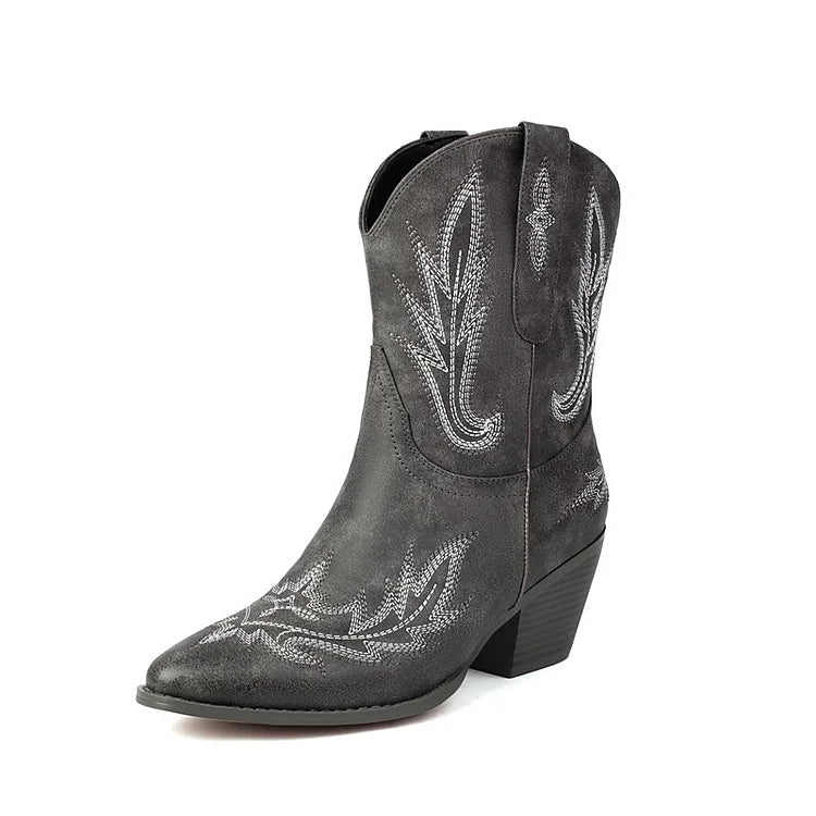 Cowboy Ankle Boots
