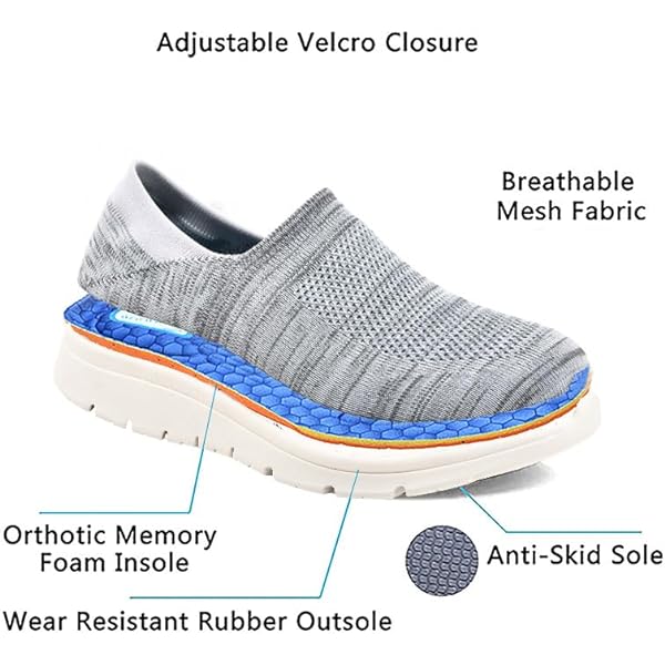 Men's Extra Wide Swollen Orthopaedic Health Shoes