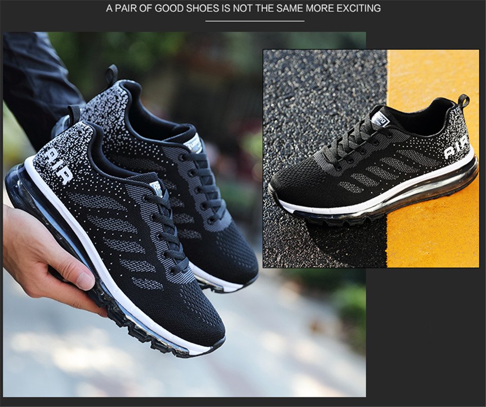 Women and Men Air Cushion Sport Running Walking Shoes