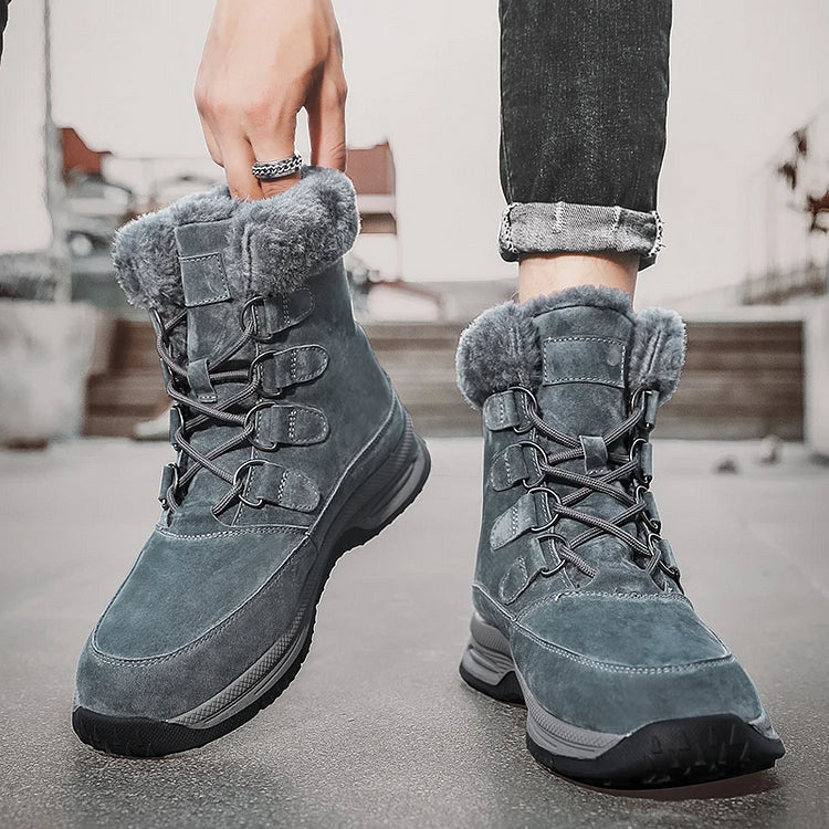 Men's Snow Boots Warm Waterproof Non-slip Hiking Shoes