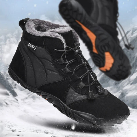 Barefoot Shoes Winter Waterproof Trail Running Shoes Warm Lined Winter Shoes