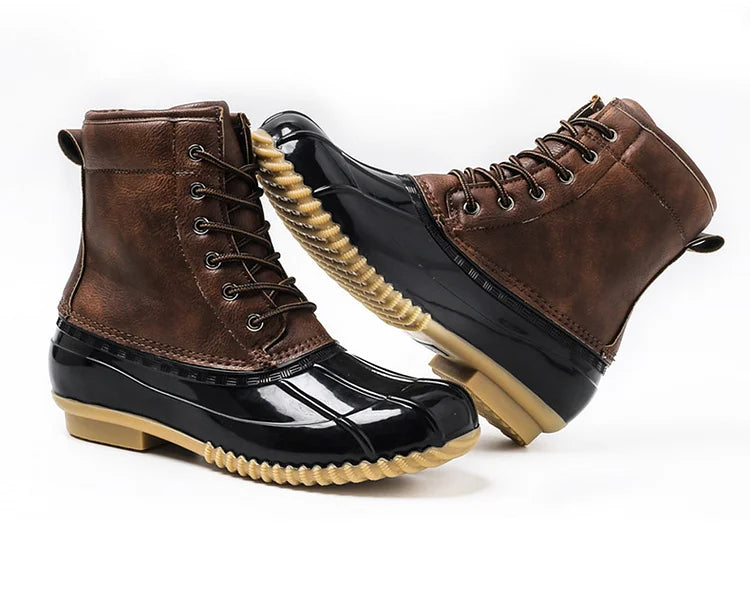 Women's Winter Retro Warm Plush Imitation Duck Snow Boots